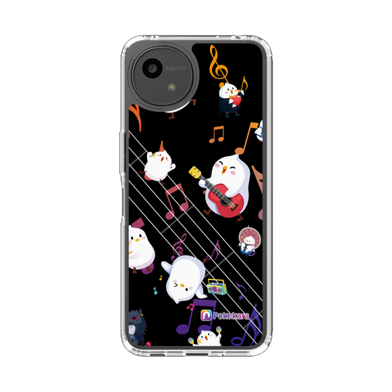 スリムプロテクションケース［ ポケカラ-ロック風ポケ子 ］