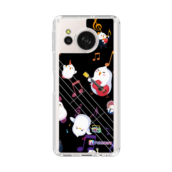 スリムプロテクションケース［ ポケカラ-ロック風ポケ子 ］