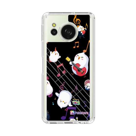 スリムプロテクションケース［ ポケカラ-ロック風ポケ子 ］