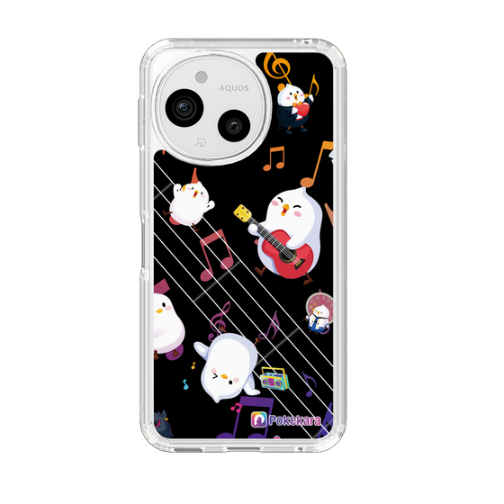 スリムプロテクションケース［ ポケカラ-ロック風ポケ子 ］