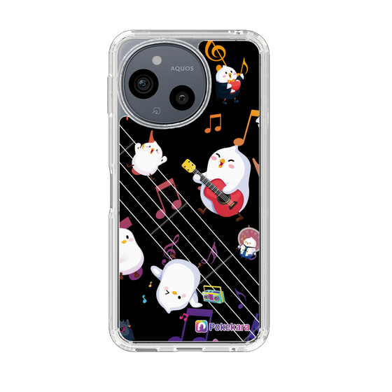 スリムプロテクションケース［ ポケカラ-ロック風ポケ子 ］