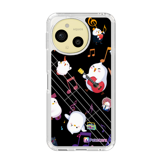 スリムプロテクションケース［ ポケカラ-ロック風ポケ子 ］