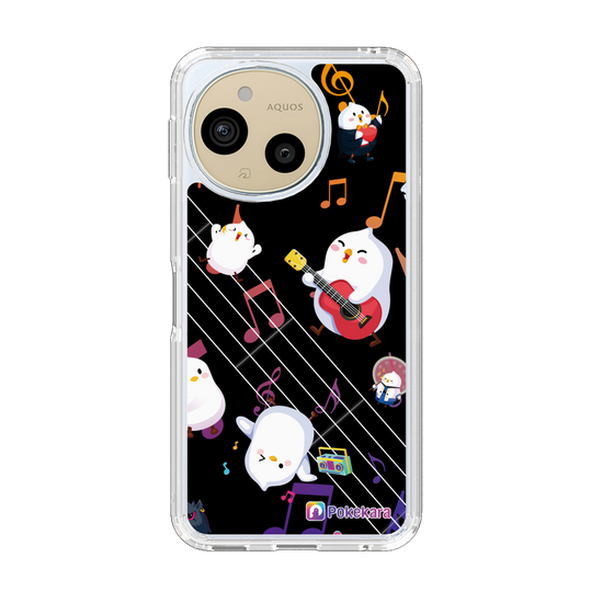 スリムプロテクションケース［ ポケカラ-ロック風ポケ子 ］