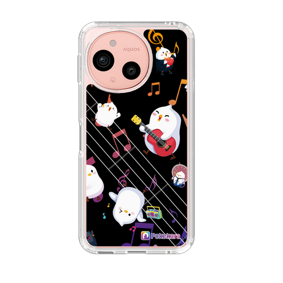 スリムプロテクションケース［ ポケカラ-ロック風ポケ子 ］