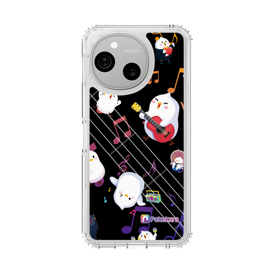 スリムプロテクションケース［ ポケカラ-ロック風ポケ子 ］