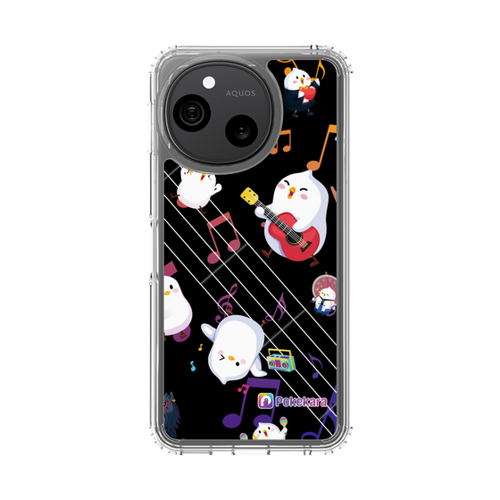 スリムプロテクションケース［ ポケカラ-ロック風ポケ子 ］