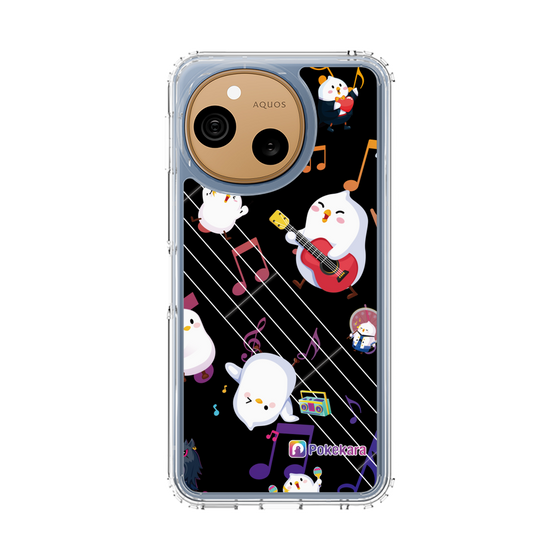 スリムプロテクションケース［ ポケカラ-ロック風ポケ子 ］