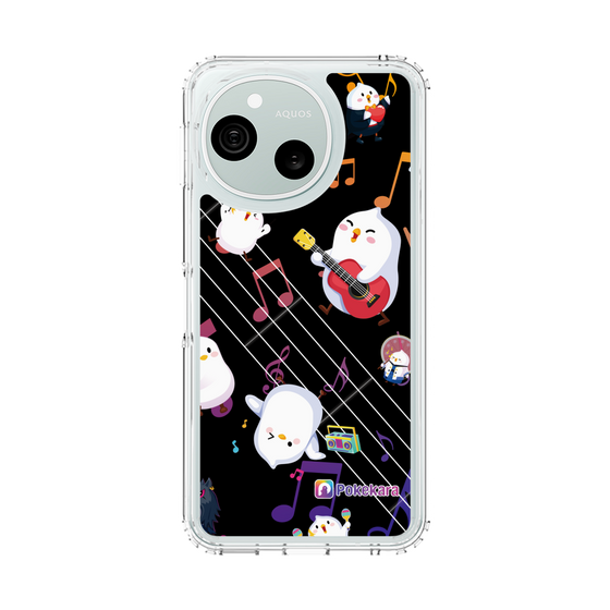 スリムプロテクションケース［ ポケカラ-ロック風ポケ子 ］