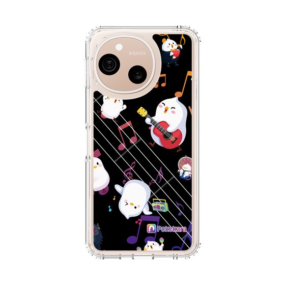 スリムプロテクションケース［ ポケカラ-ロック風ポケ子 ］