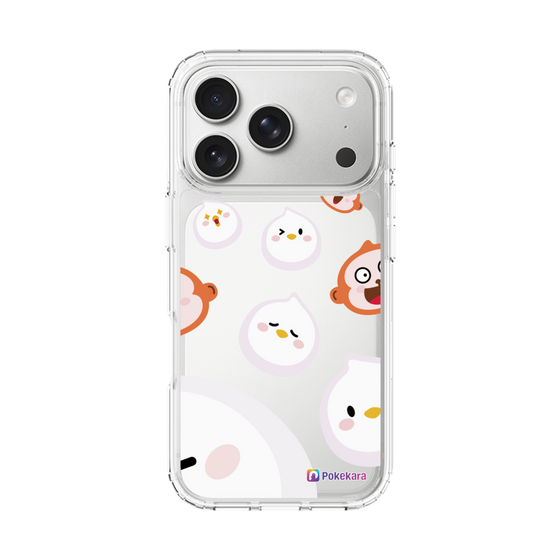 スリムプロテクションケース［ ポケカラ-ポケ子とさるちゃん ］