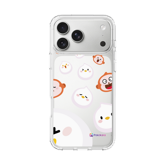スリムプロテクションケース［ ポケカラ-ポケ子とさるちゃん ］