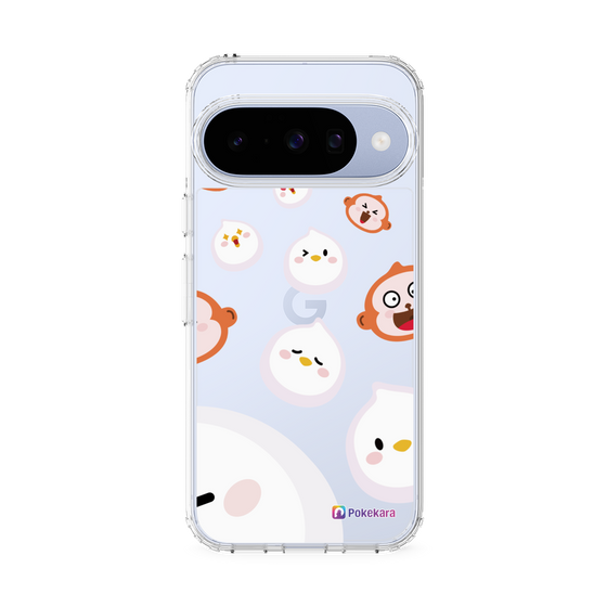 スリムプロテクションケース［ ポケカラ-ポケ子とさるちゃん ］