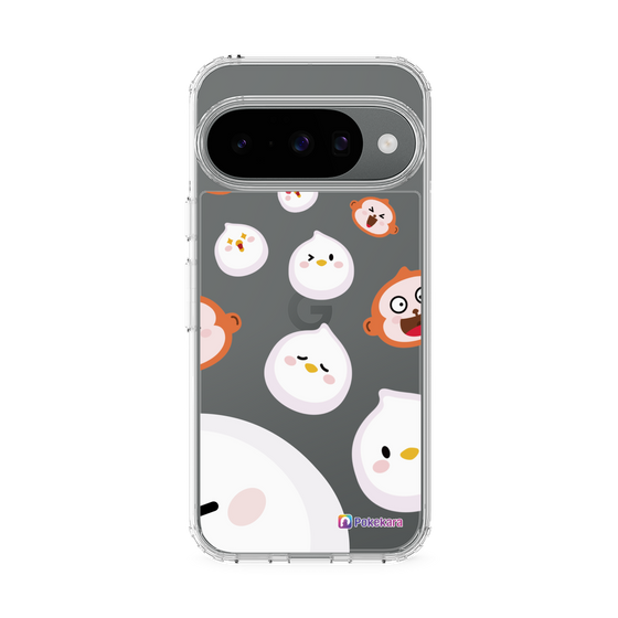 スリムプロテクションケース［ ポケカラ-ポケ子とさるちゃん ］