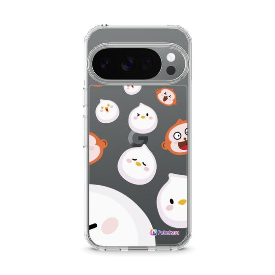 スリムプロテクションケース［ ポケカラ-ポケ子とさるちゃん ］