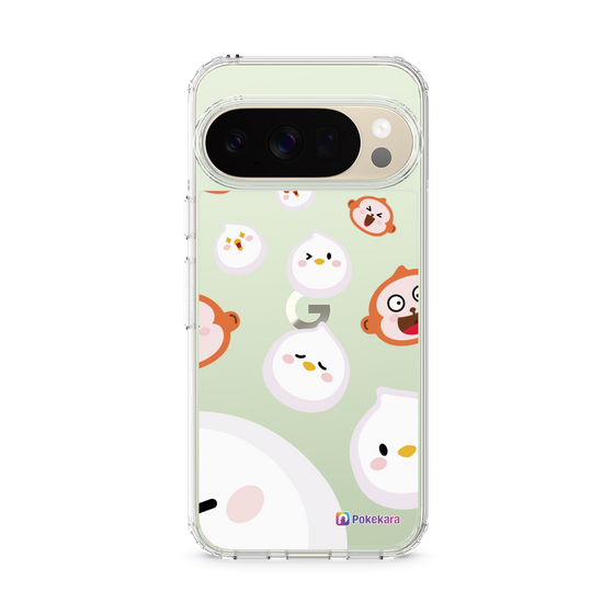 スリムプロテクションケース［ ポケカラ-ポケ子とさるちゃん ］