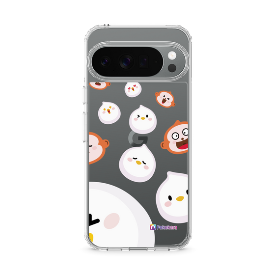 スリムプロテクションケース［ ポケカラ-ポケ子とさるちゃん ］