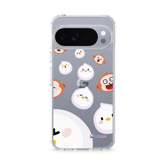 スリムプロテクションケース［ ポケカラ-ポケ子とさるちゃん ］
