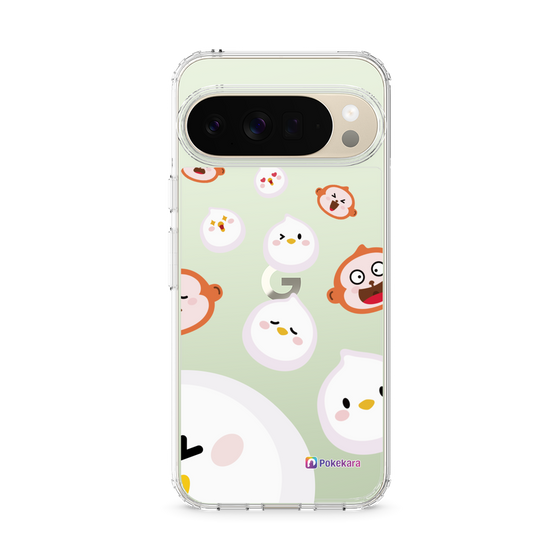 スリムプロテクションケース［ ポケカラ-ポケ子とさるちゃん ］