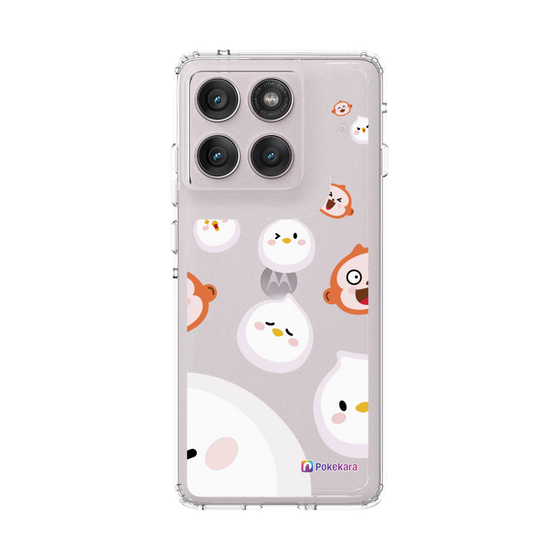 スリムプロテクションケース［ ポケカラ-ポケ子とさるちゃん ］