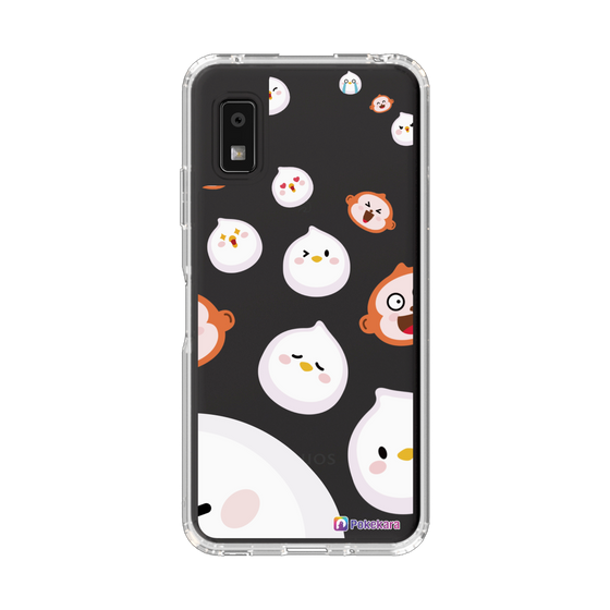 スリムプロテクションケース［ ポケカラ-ポケ子とさるちゃん ］