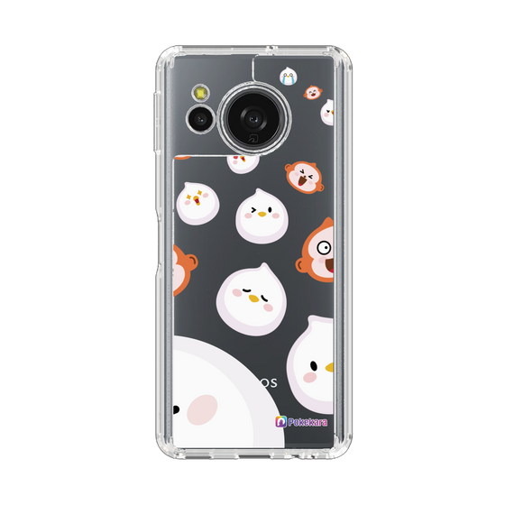 スリムプロテクションケース［ ポケカラ-ポケ子とさるちゃん ］