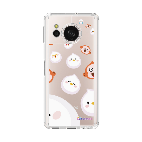 スリムプロテクションケース［ ポケカラ-ポケ子とさるちゃん ］