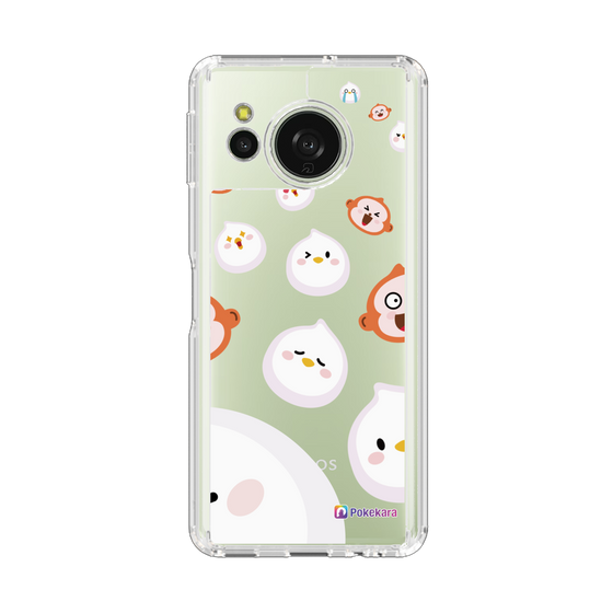 スリムプロテクションケース［ ポケカラ-ポケ子とさるちゃん ］