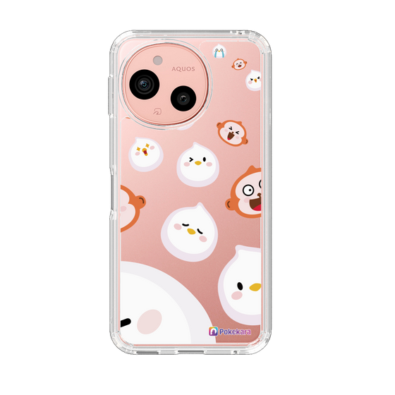 スリムプロテクションケース［ ポケカラ-ポケ子とさるちゃん ］