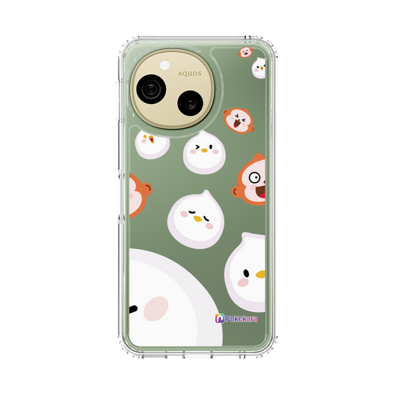 スリムプロテクションケース［ ポケカラ-ポケ子とさるちゃん ］