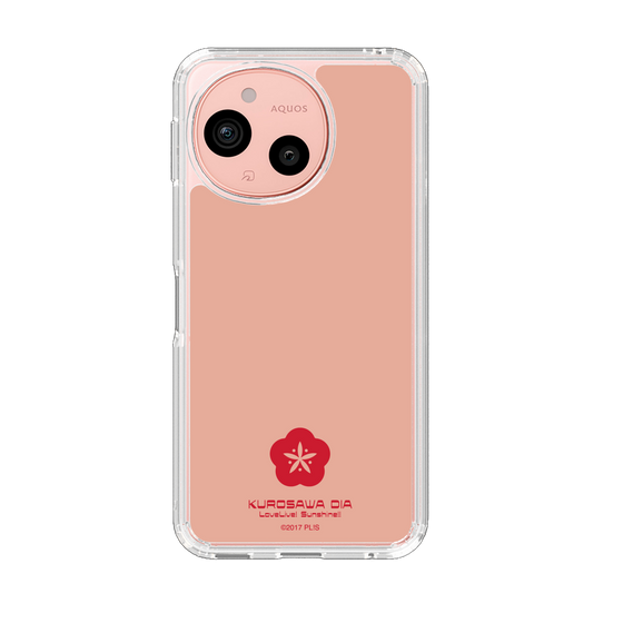 スリムプロテクションケース［ ラブライブ！サンシャイン!! - 黒澤 ダイヤ - アイコン カラー ］