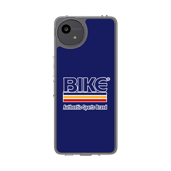 スリムプロテクションケース［ BIKE ATHLETIC - ロゴ - Blue ］