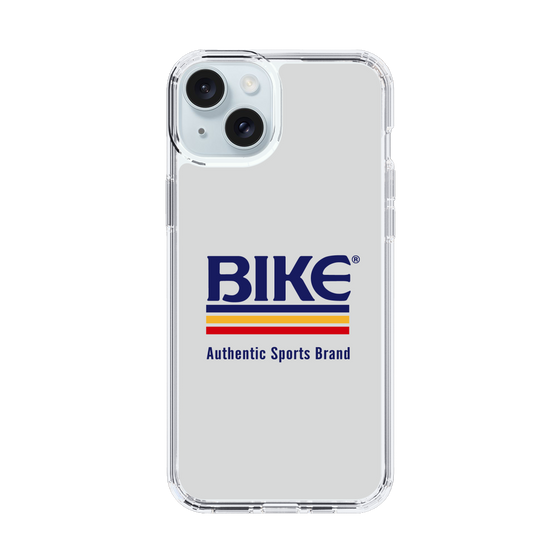 スリムプロテクションケース［ BIKE ATHLETIC -ロゴ - White ］