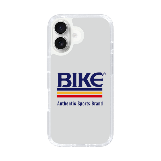 スリムプロテクションケース［ BIKE ATHLETIC -ロゴ - White ］