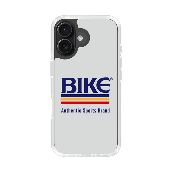 スリムプロテクションケース［ BIKE ATHLETIC -ロゴ - White ］