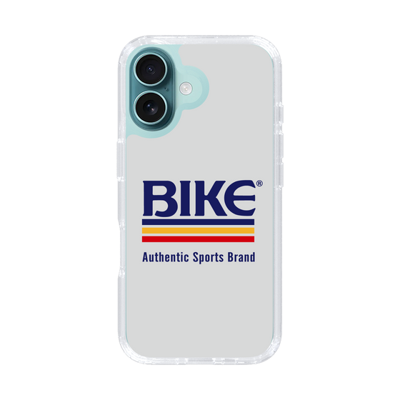 スリムプロテクションケース［ BIKE ATHLETIC -ロゴ - White ］