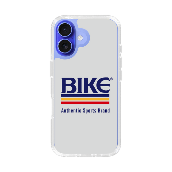 スリムプロテクションケース［ BIKE ATHLETIC -ロゴ - White ］