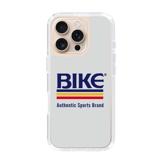 スリムプロテクションケース［ BIKE ATHLETIC -ロゴ - White ］