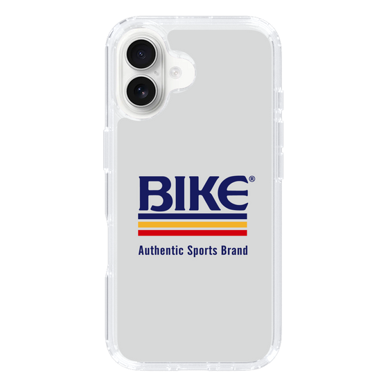 スリムプロテクションケース［ BIKE ATHLETIC -ロゴ - White ］