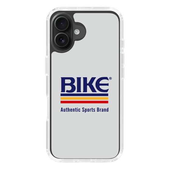 スリムプロテクションケース［ BIKE ATHLETIC -ロゴ - White ］