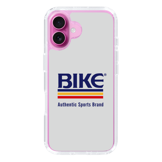 スリムプロテクションケース［ BIKE ATHLETIC -ロゴ - White ］