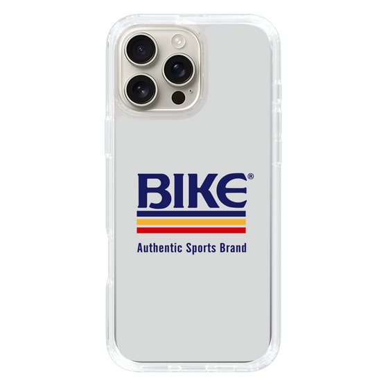 スリムプロテクションケース［ BIKE ATHLETIC -ロゴ - White ］