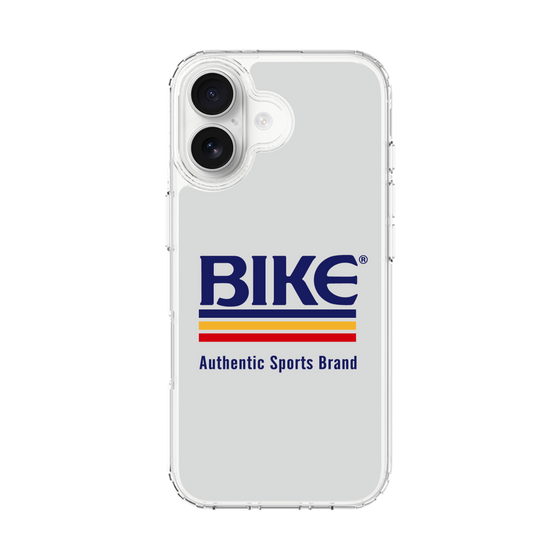 スリムプロテクションケース［ BIKE ATHLETIC -ロゴ - White ］