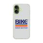 スリムプロテクションケース［ BIKE ATHLETIC -ロゴ - White ］