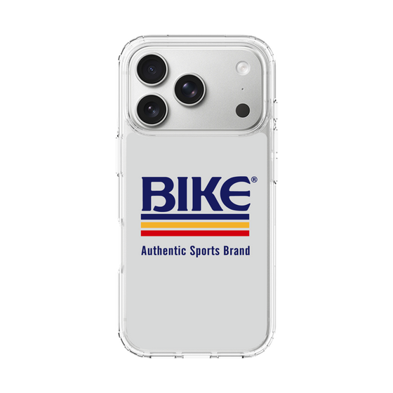 スリムプロテクションケース［ BIKE ATHLETIC -ロゴ - White ］
