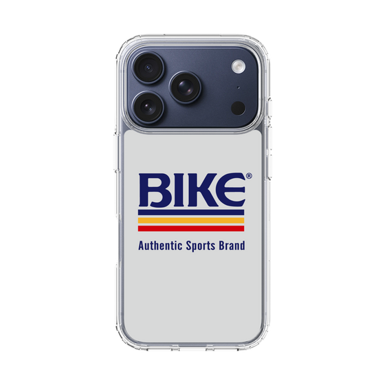 スリムプロテクションケース［ BIKE ATHLETIC -ロゴ - White ］