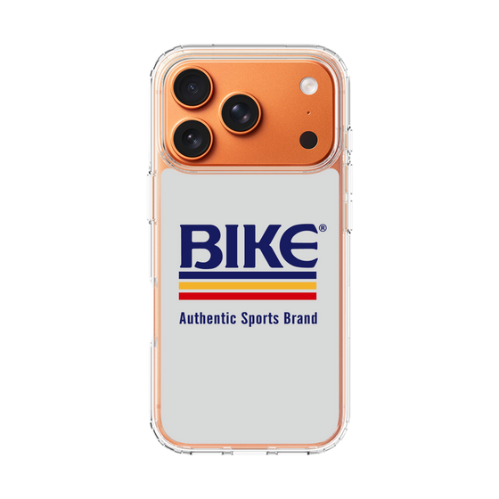 スリムプロテクションケース［ BIKE ATHLETIC -ロゴ - White ］