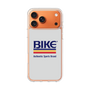 スリムプロテクションケース［ BIKE ATHLETIC -ロゴ - White ］