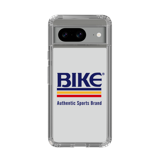 スリムプロテクションケース［ BIKE ATHLETIC -ロゴ - White ］