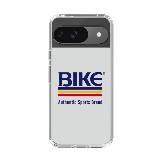 スリムプロテクションケース［ BIKE ATHLETIC -ロゴ - White ］