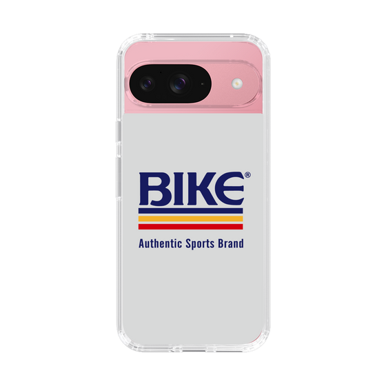 スリムプロテクションケース［ BIKE ATHLETIC -ロゴ - White ］